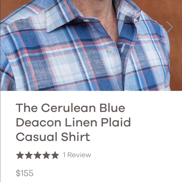 Ledbury fine shirting XXL classic fit button down dress shirt. - Picture 5 of 5